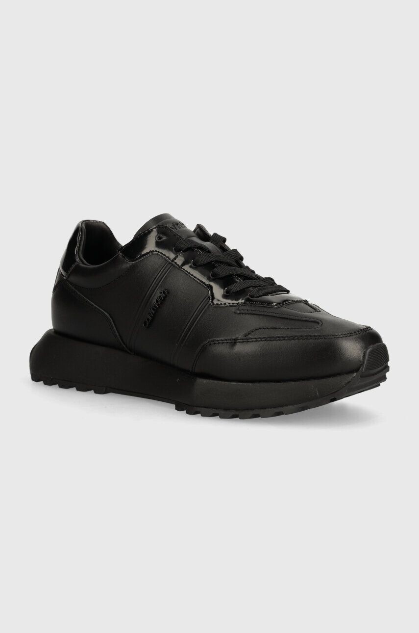 

Кожаные кроссовки Calvin Klein HM0HM01479, черный
