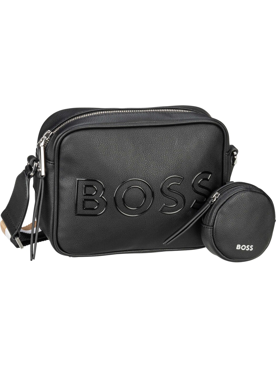 Сумка через плечо BOSS Umhängetasche Addison LR 517789, черный сумка через плечо boss addison set черный