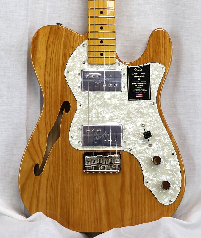 

Электрогитара Fender American Vintage II '72 Telecaster Thinline 2023 - Aged Natural