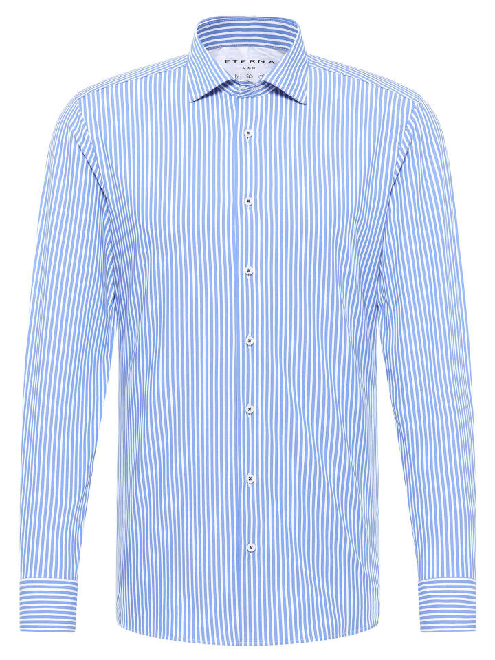 

Рубашка Eterna SLIM FIT, цвет mittelblau