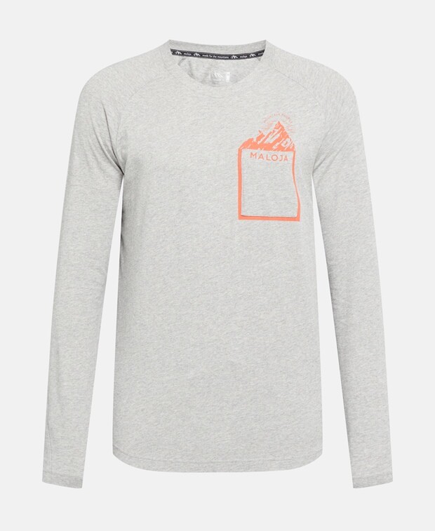 

Топ с длинными рукавами Maloja, цвет Medium Grey