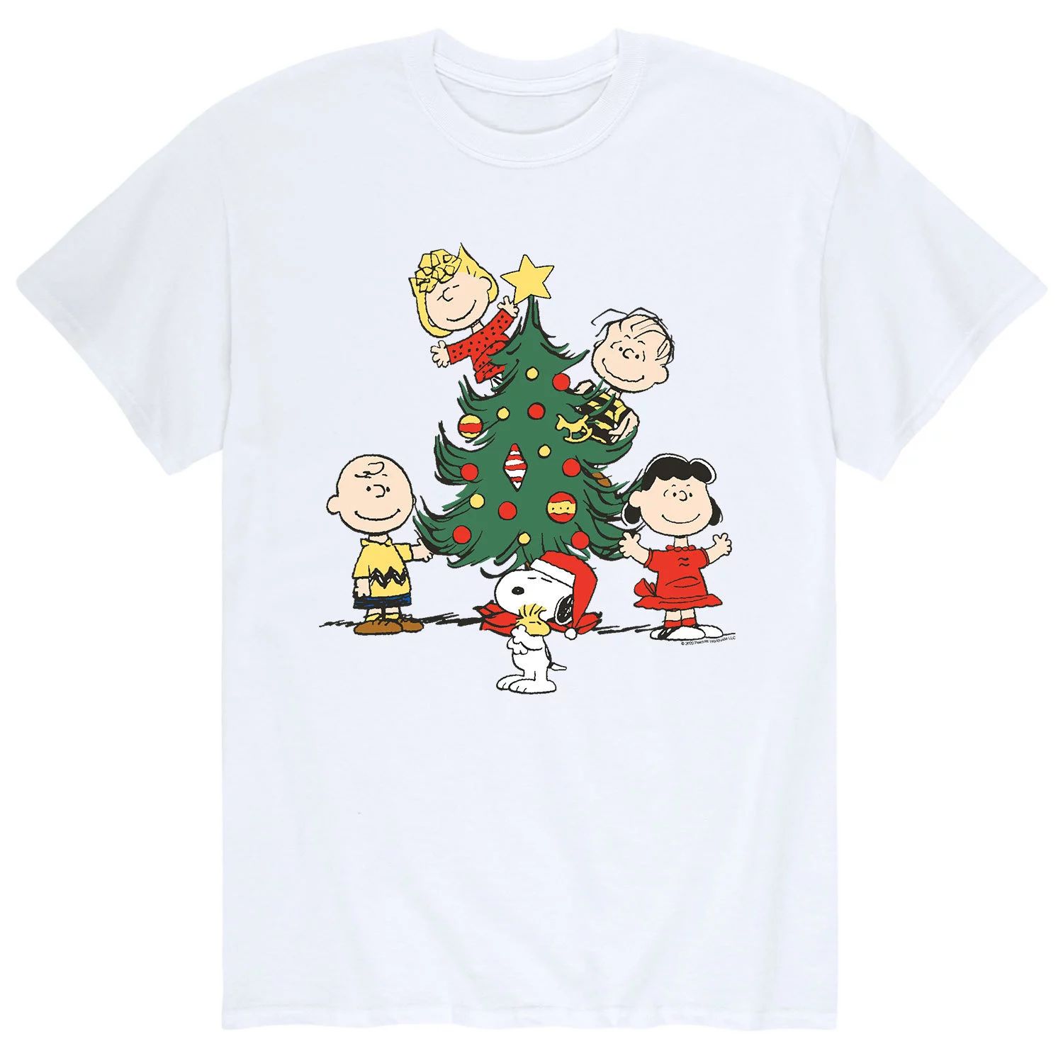 Мужская футболка Peanuts Oh Christmas Tree Licensed Character