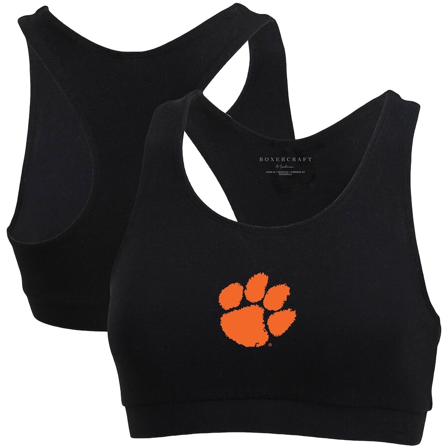 

Спортивный бюстгальтер Boxercraft Clemson Tigers, черный