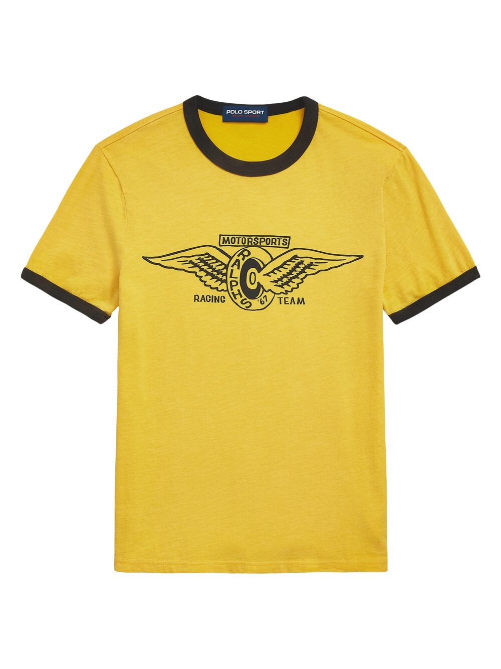 

Футболка Ralph's Motorsports Ringer Polo Ralph Lauren, желтый