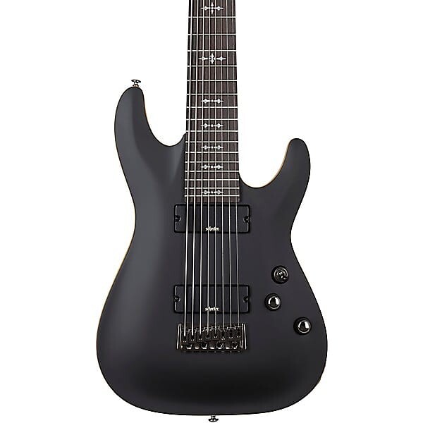 

Электрогитара Schecter Guitar Research Demon-8 8-String Electric Guitar Satin Aged Black