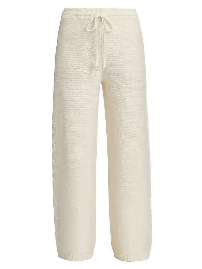 Трикотажные брюки широкого кроя Dakota Splendid, белый цена и фото