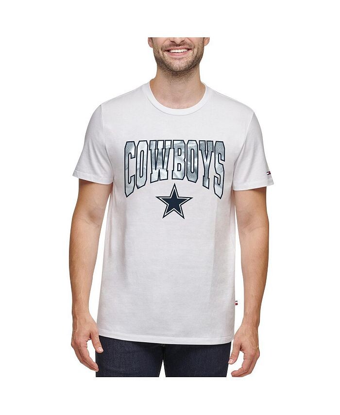 

Мужская белая футболка с вышивкой Dallas Cowboys Tommy Hilfiger, белый