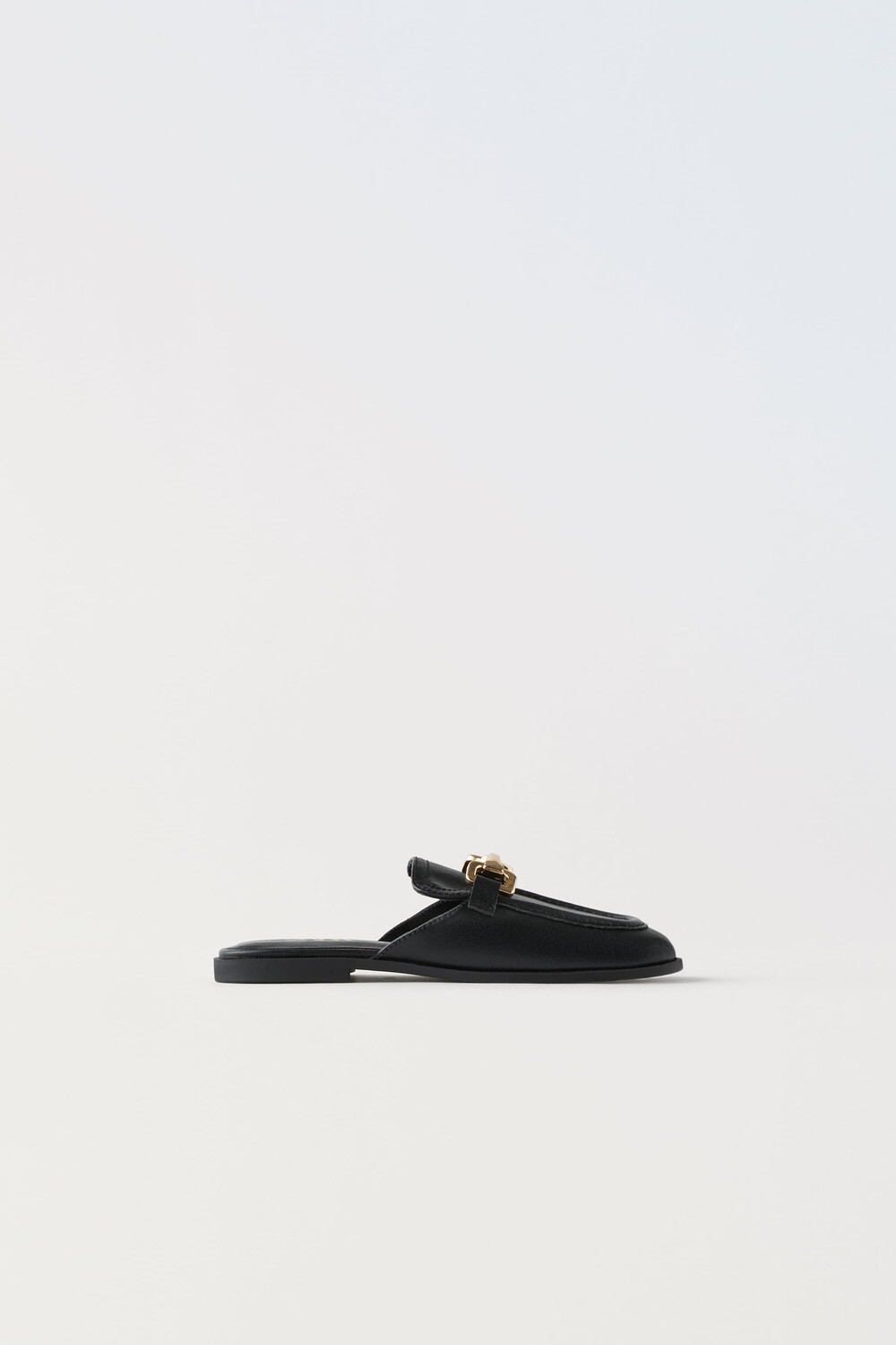 

Лоферы на мюлах Zara, черный