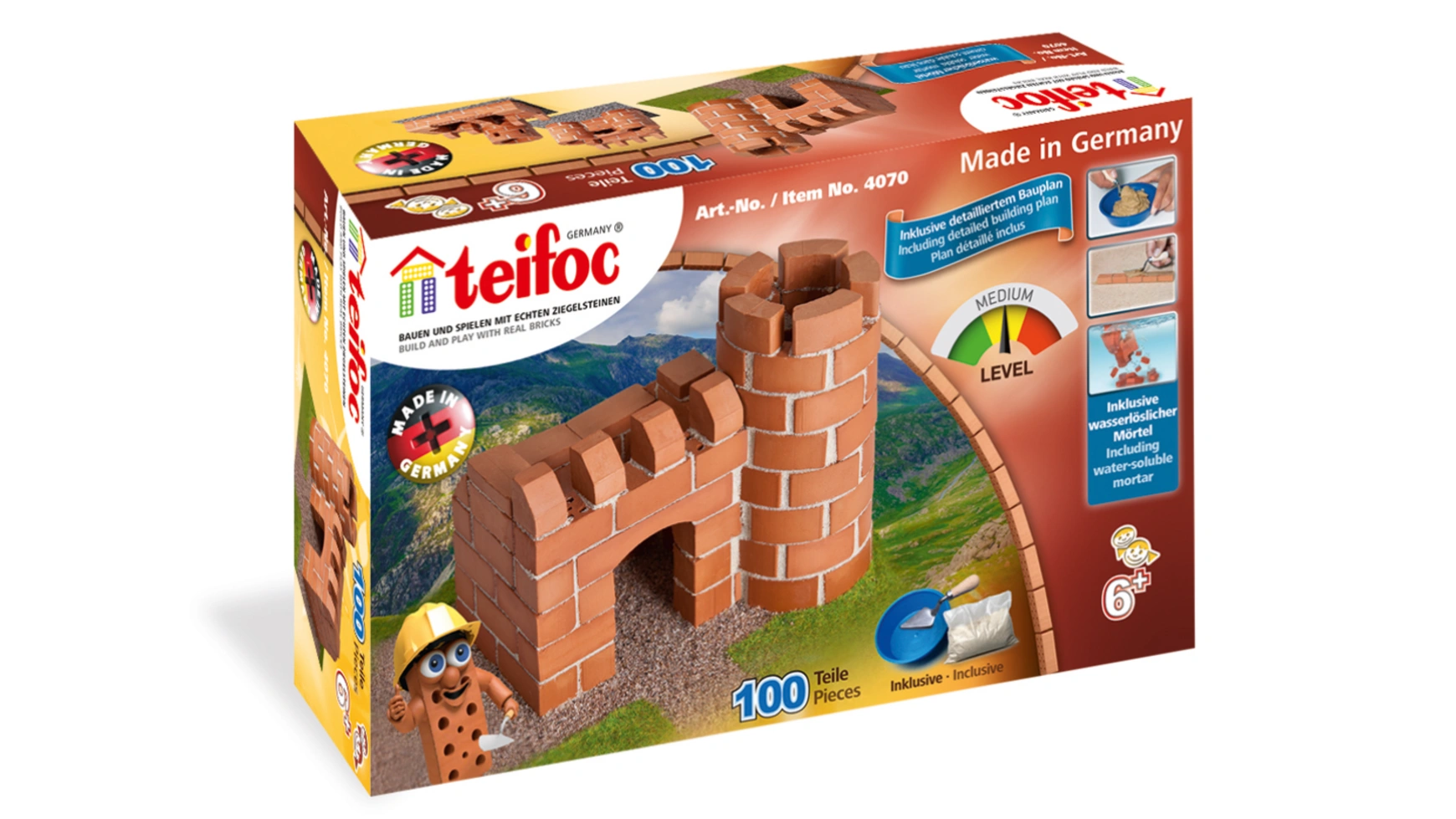 Teifoc Burg держатель для ручек teifoc tei 1500 giant supplemental brick set 280 pcs