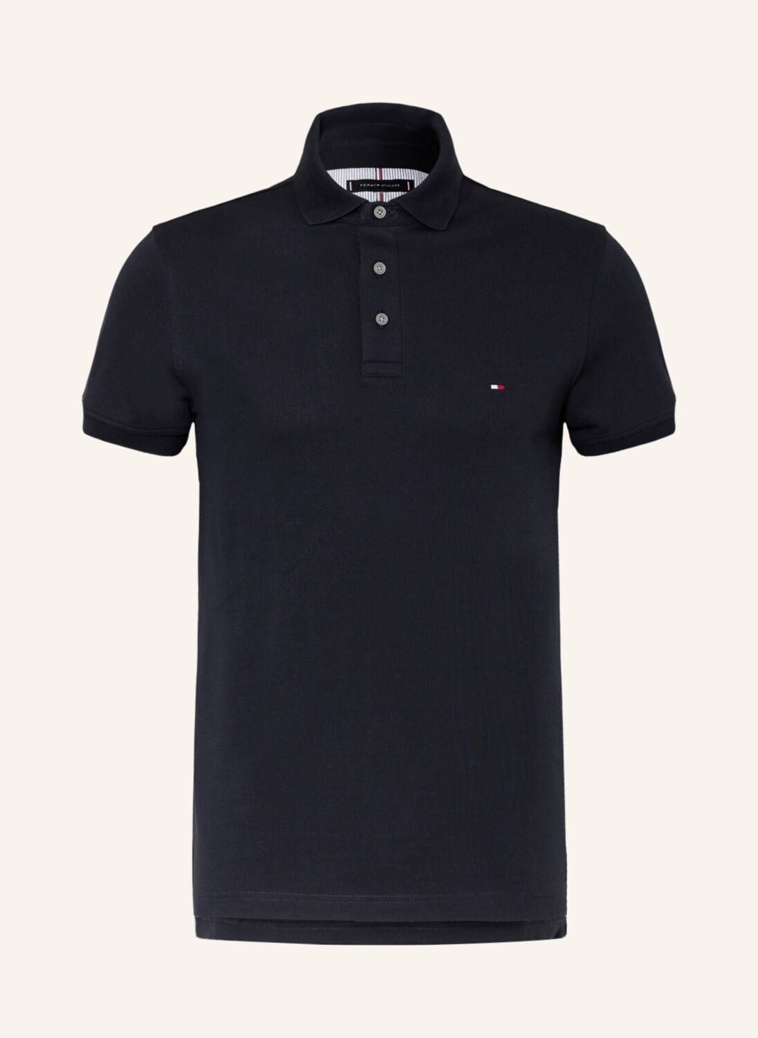 

Рубашка поло TOMMY HILFIGER Piqué Slim Fit, темно-синий