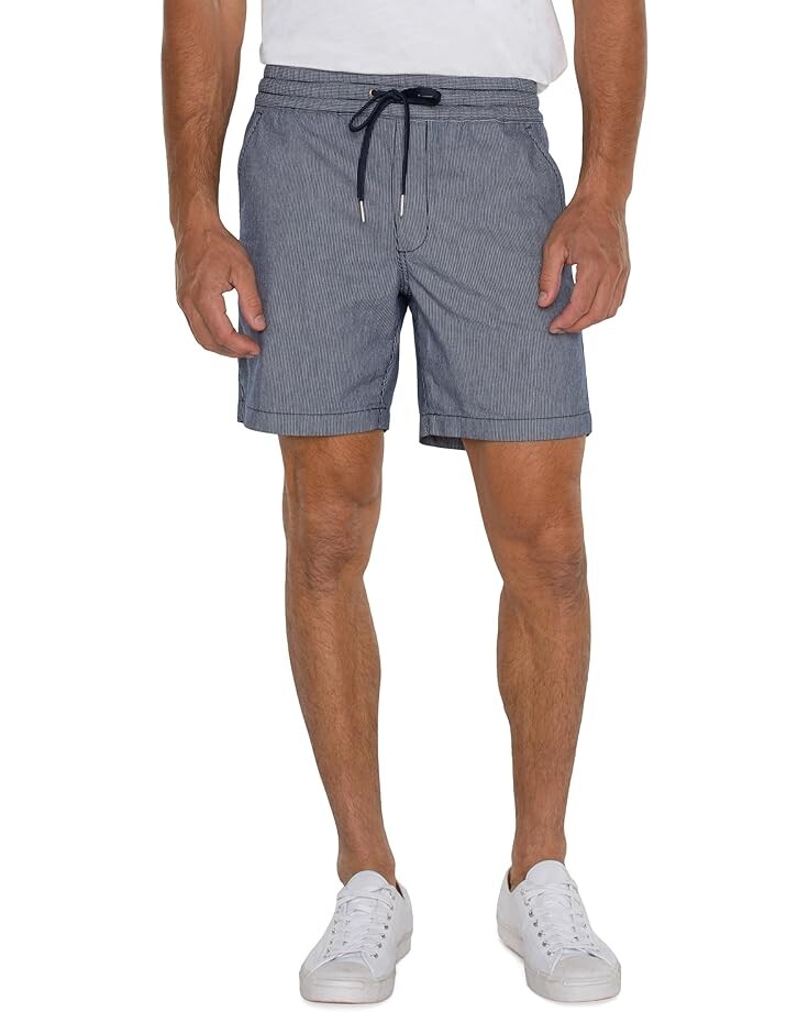 

Шорты Liverpool Los Angeles Yarn Dyed Stretch Drawstring Short, нави