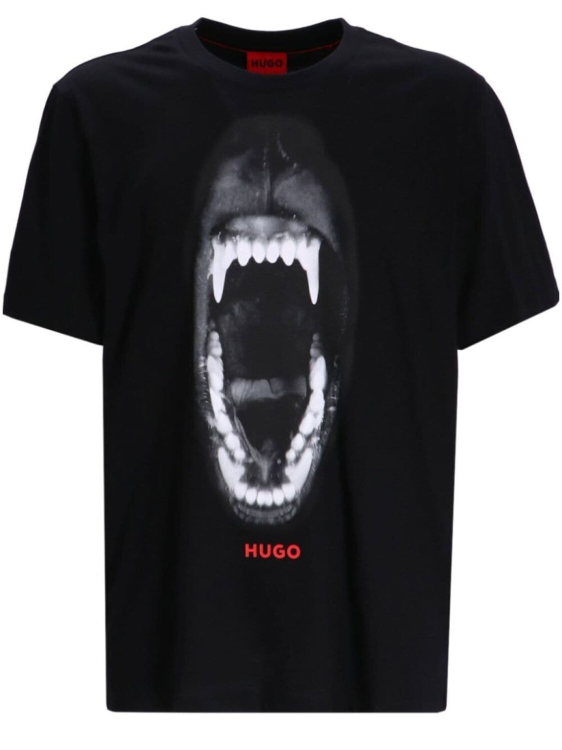 

HUGO футболка Эгино, черный