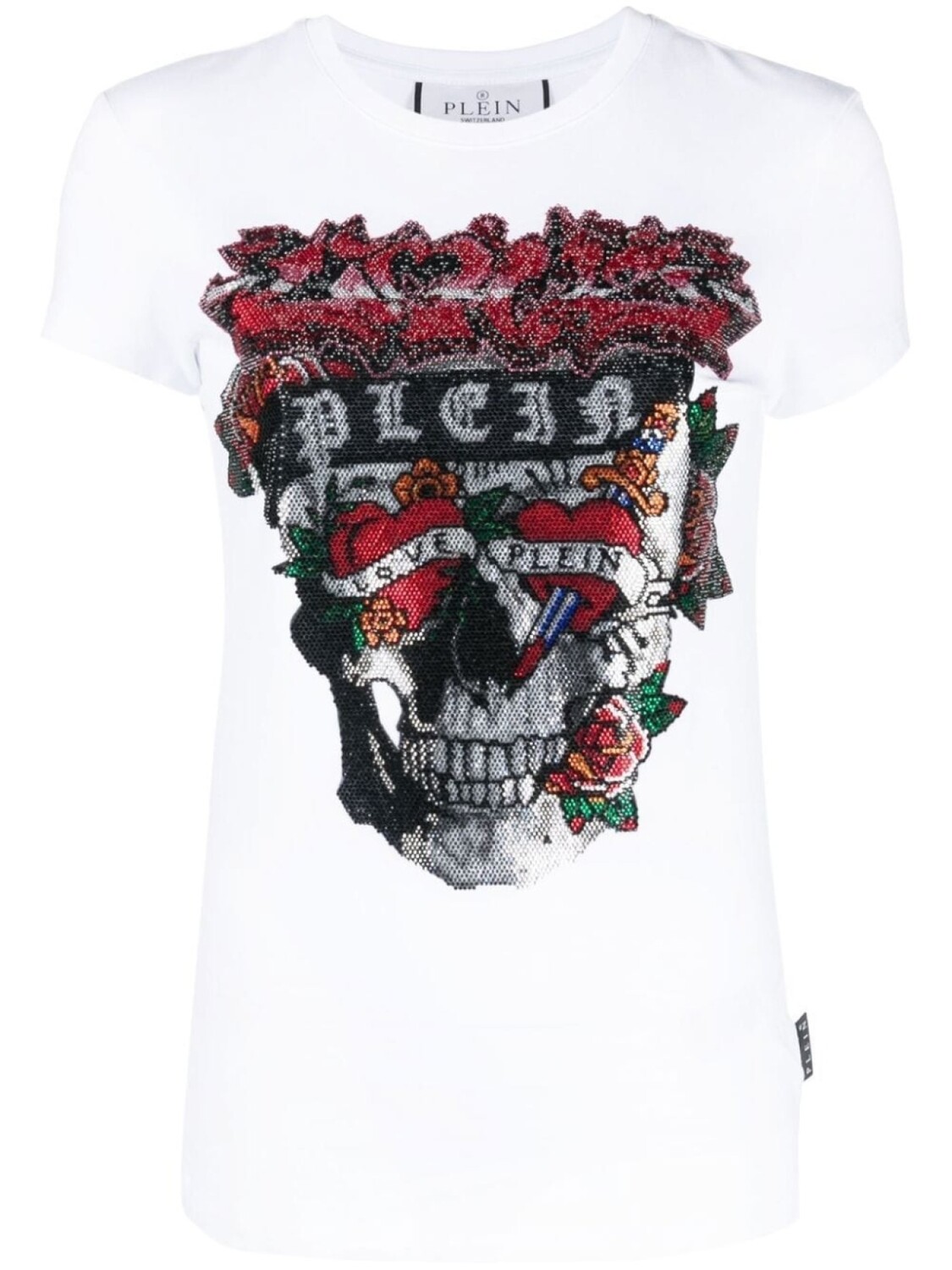 

Philipp Plein футболка Sexy Pure Love Tattoo, белый