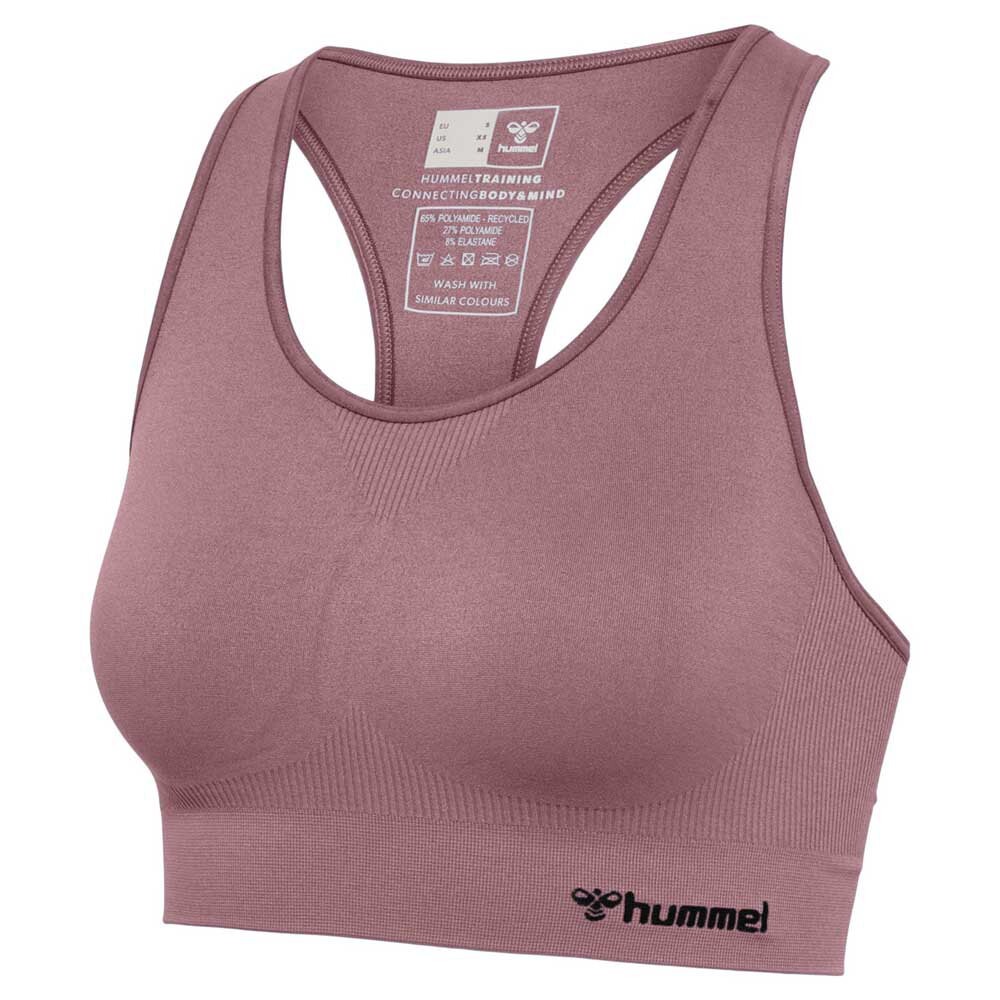 

Бесшовный спортивный топ Hummel Tif, розовый