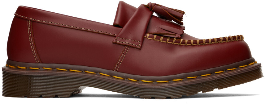 

Красные лоферы Dr. Martens Adrian