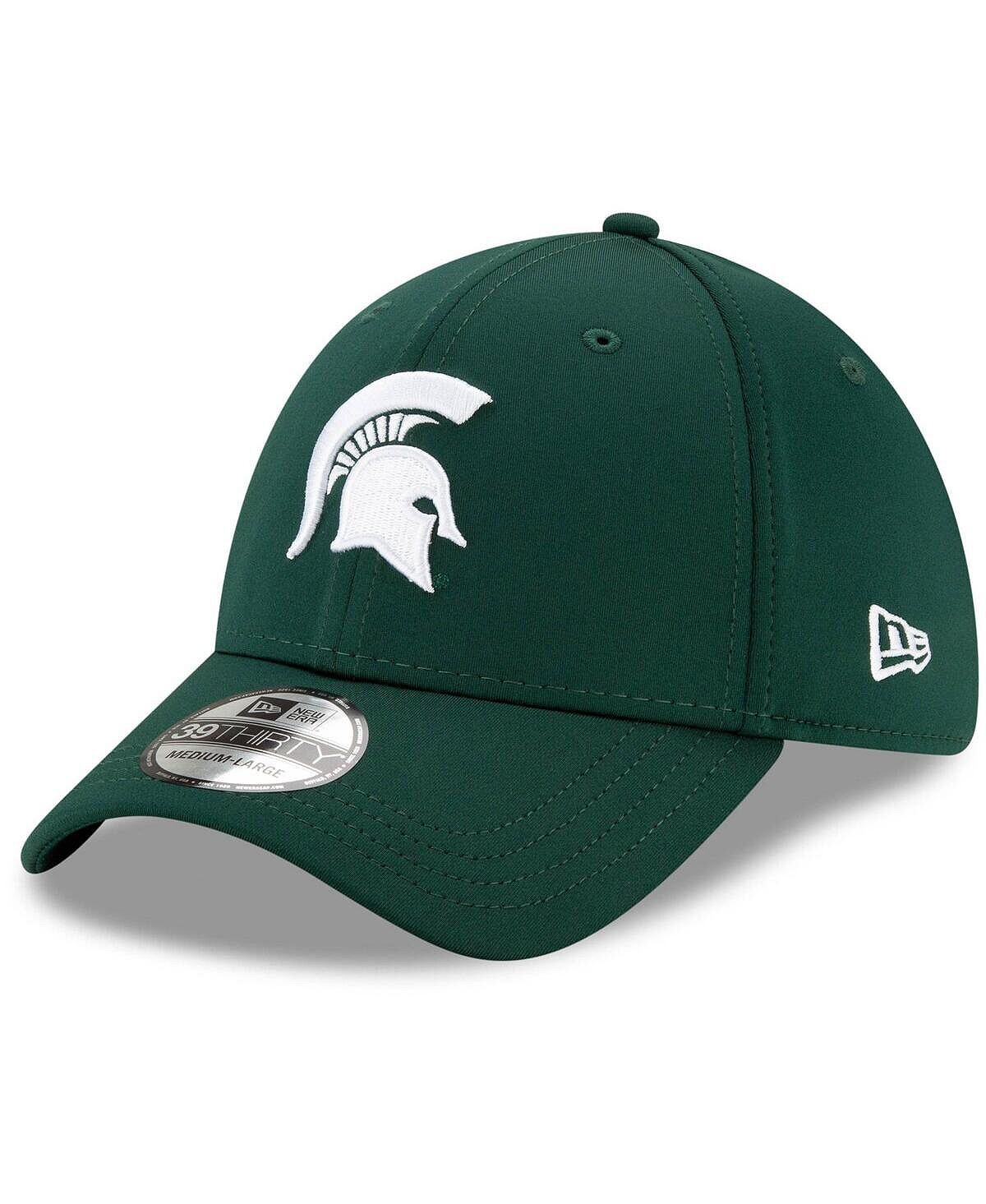 

Мужская зеленая кепка Michigan State Spartans Campus Preferred 39THIRTY Flex Hat New Era