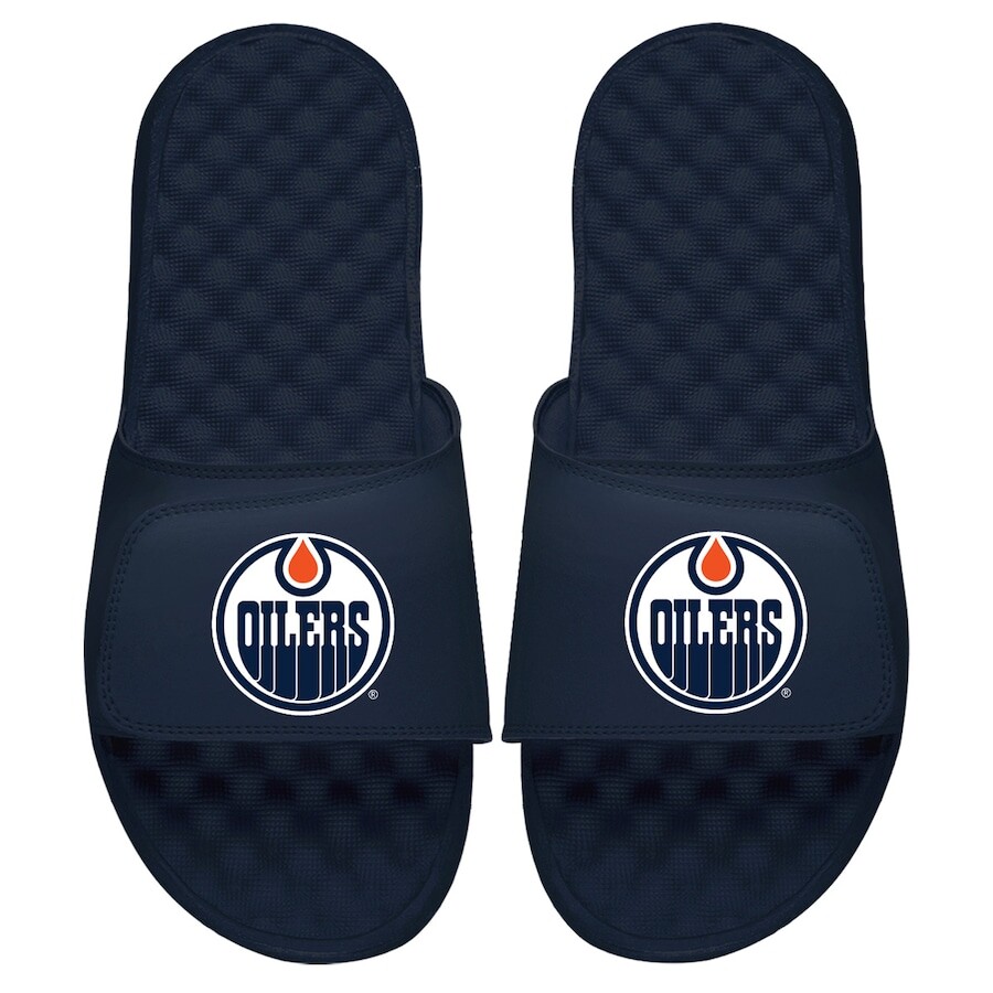

Шлепанцы ISlide Edmonton Oilers, нави