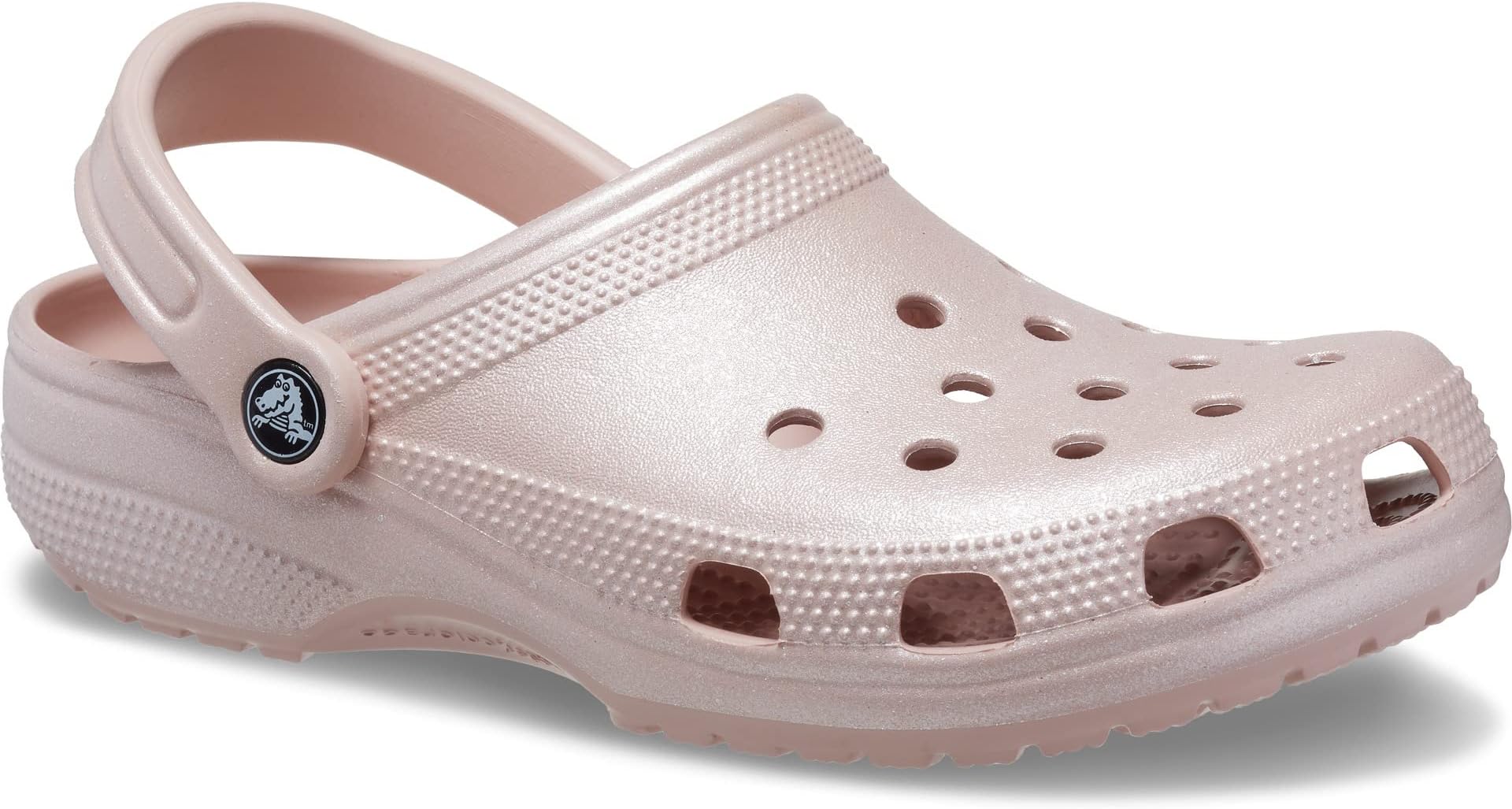 Сабо Classic Clog - Glitter Crocs, цвет Pink Clay Simmer