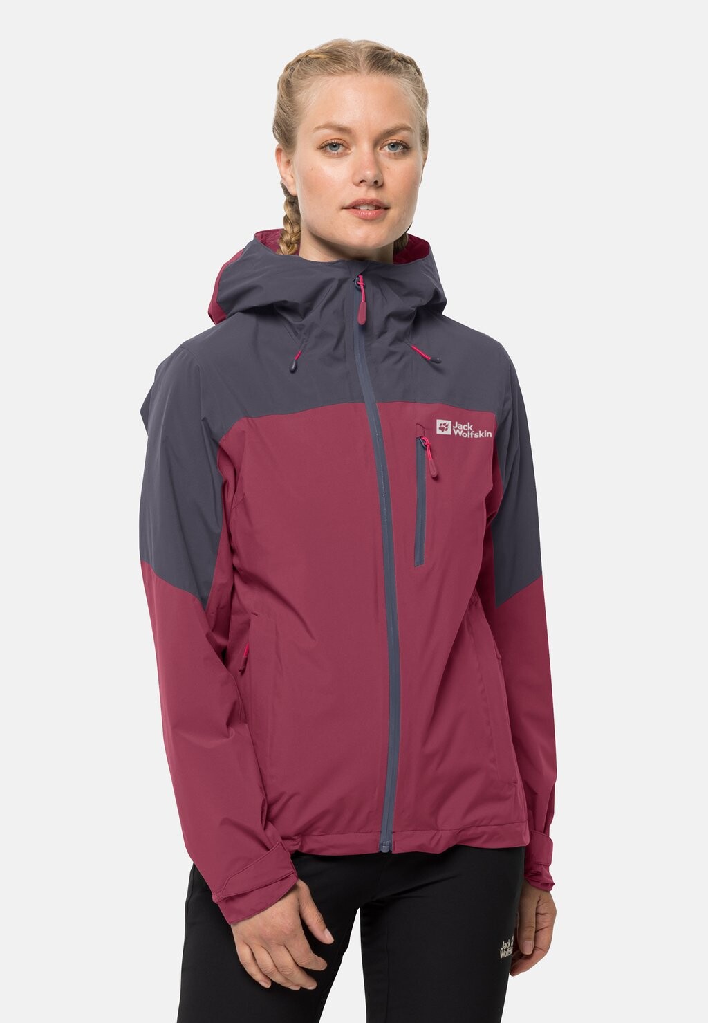 

Куртка Softshell Jack Wolfskin, цвет sangria red
