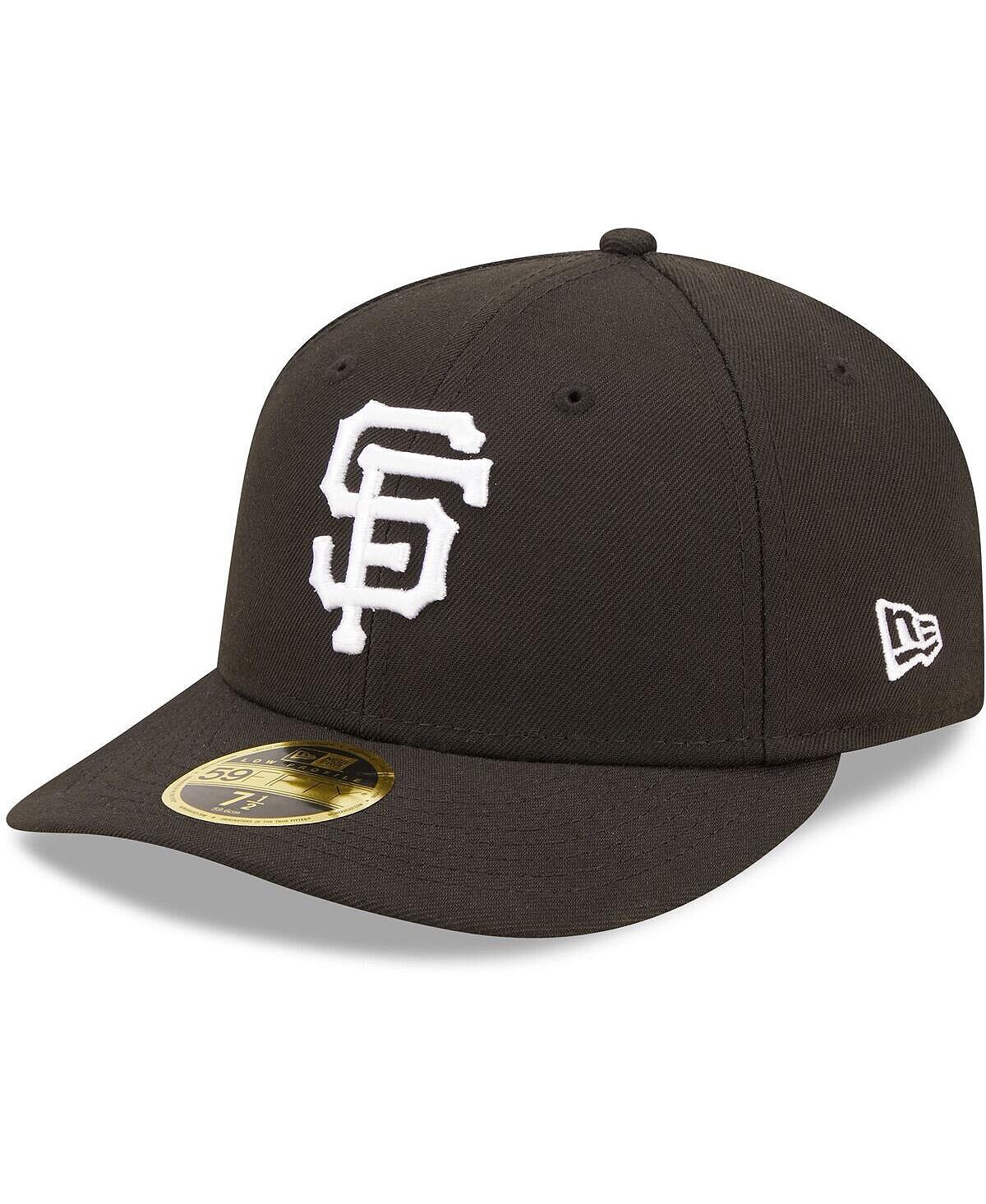

Мужская приталенная шляпа San Francisco Giants черно-белая с низким профилем 59FIFTY New Era