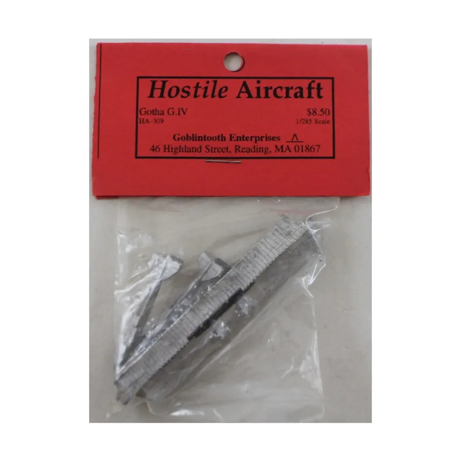 

Гота Г.IV, Hostile Aircraft Miniatures - Germany Great War (1:285)