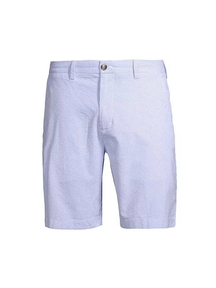 

Шорты-брейки из жатого хлопка Vineyard Vines, синий