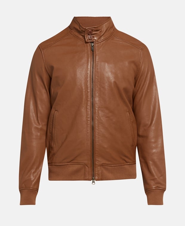 Кожаный пиджак , коричневый Bomboogie