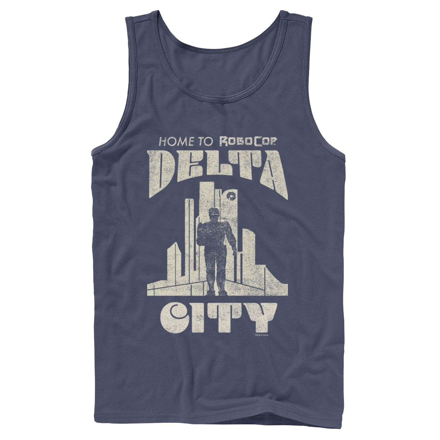

Мужская майка RoboCop Delta City Home To RoboCop Silhouette Licensed Character