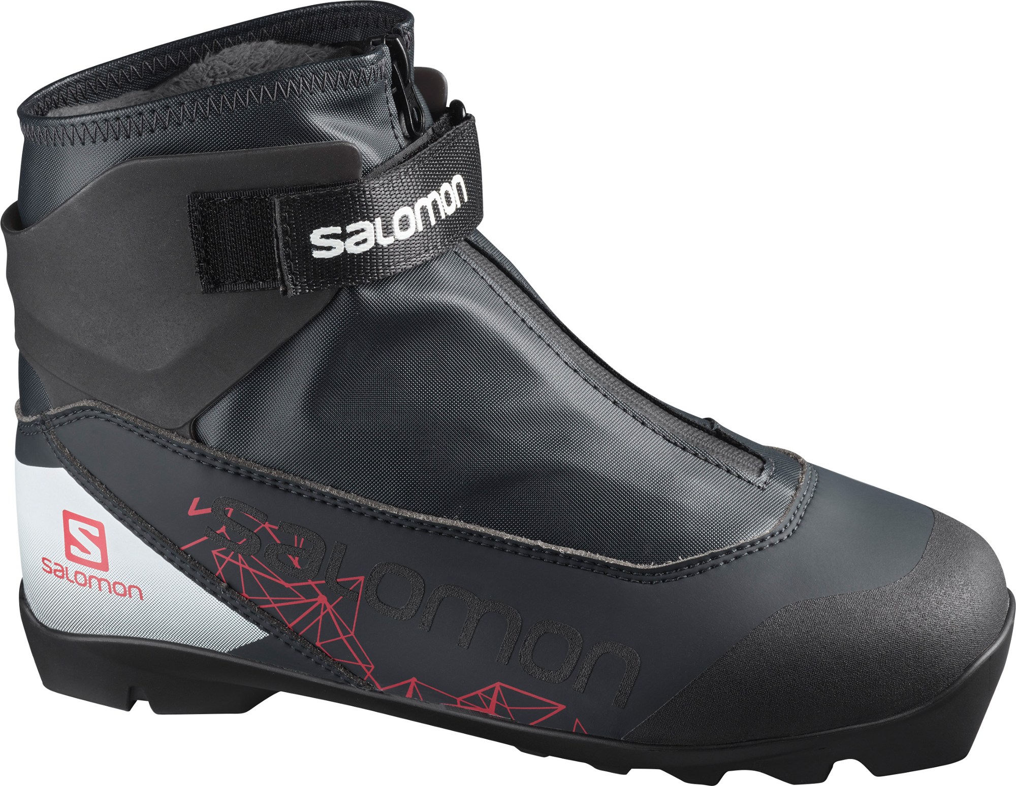 крепления для беговых лыж salomon prolink race skate черный Ботинки для беговых лыж Vitane Plus Prolink — женские Salomon, черный