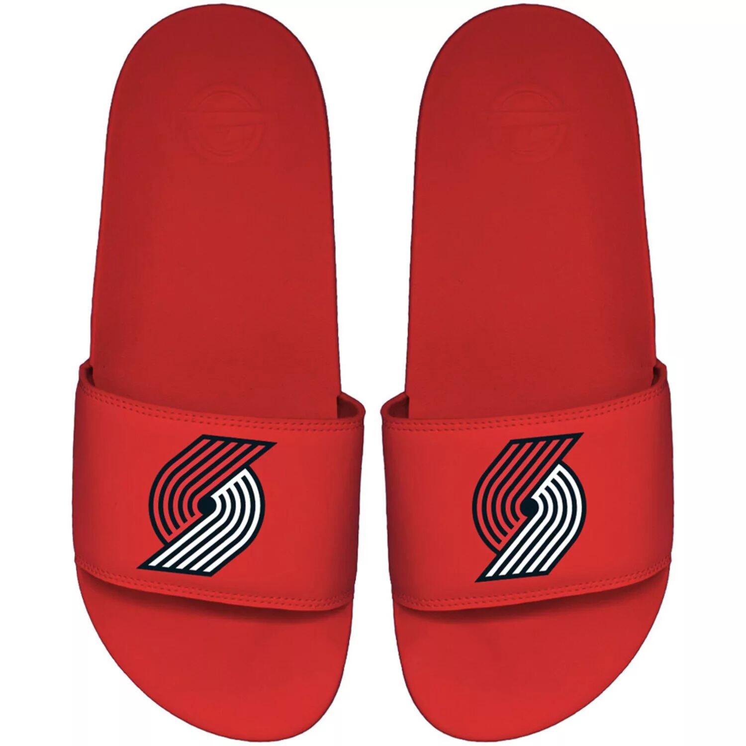 

Красные шлепанцы Youth ISlide Portland Trail Blazers Primary Motto Unbranded