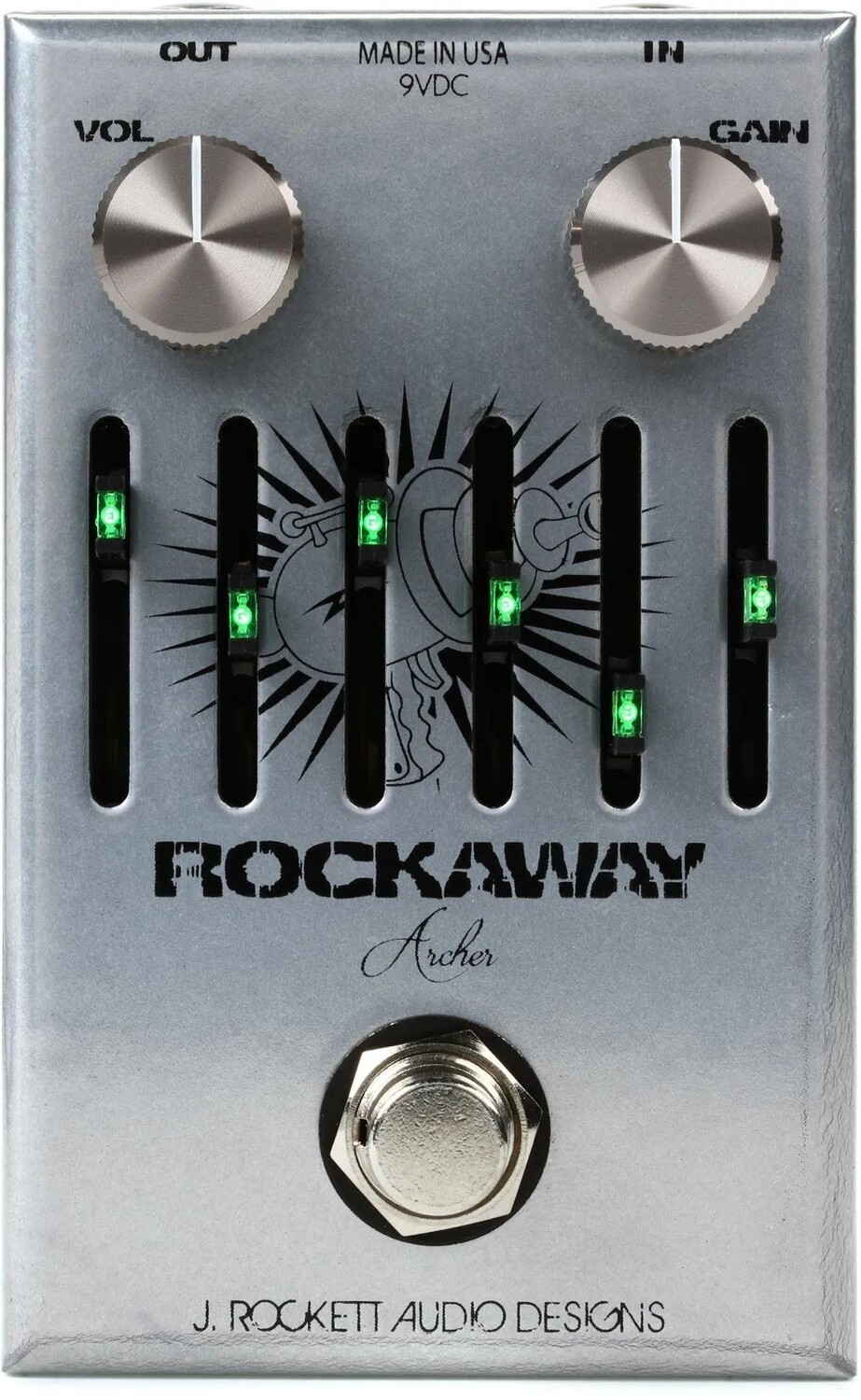 

J. Rockett Audio Designs Rockaway Archer Стив Стивенс Фирменная педаль эквалайзера/овердрайва