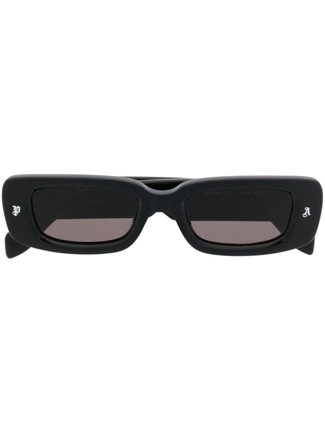 

Palm Angels Eyewear солнцезащитные очки Lala в прямоугольной оправе, черный