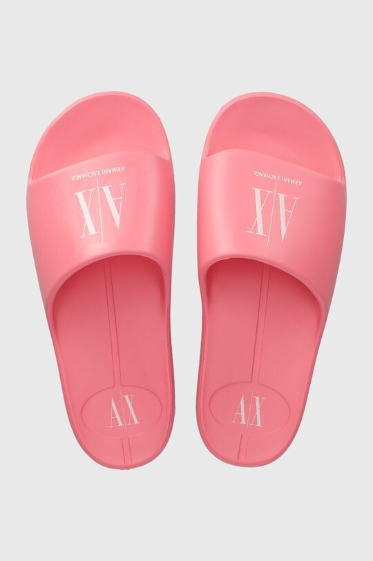 

Шлепки Armani Exchange, розовый
