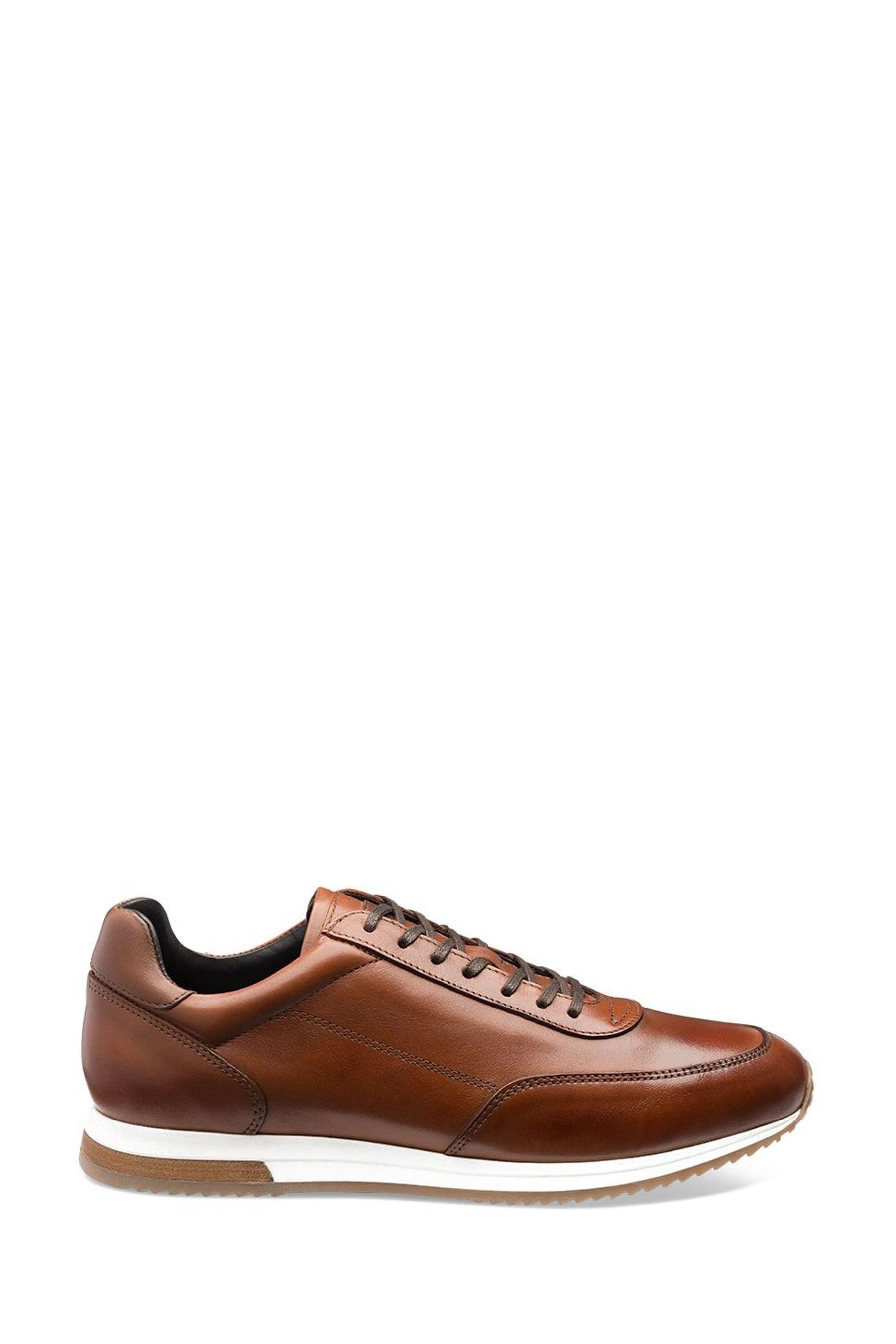 цена Кожаные спортивные туфли Bannister Loake, коричневый