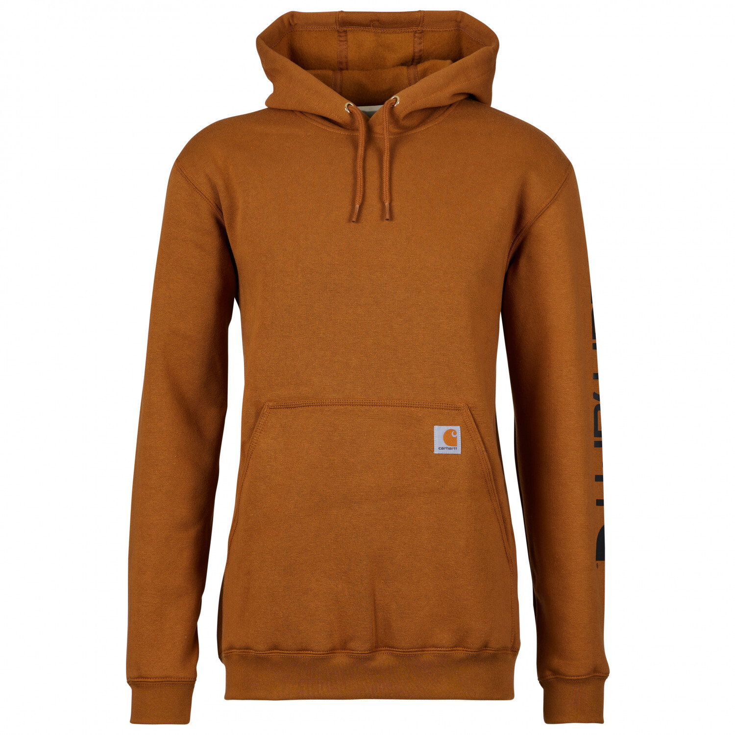 

Толстовка с капюшоном Carhartt Sleeve Logo Hooded Sweatshirt, цвет Carhartt Brown