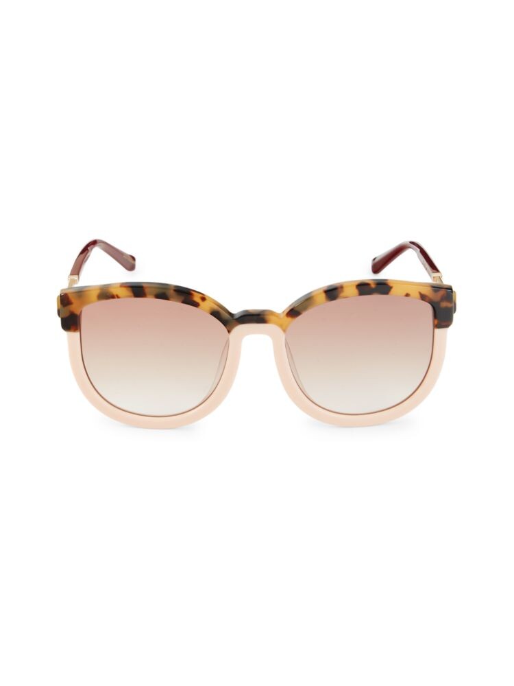 

Супергибридные солнцезащитные очки Clubmaster 57MM Karen Walker, цвет Putty Tortoise