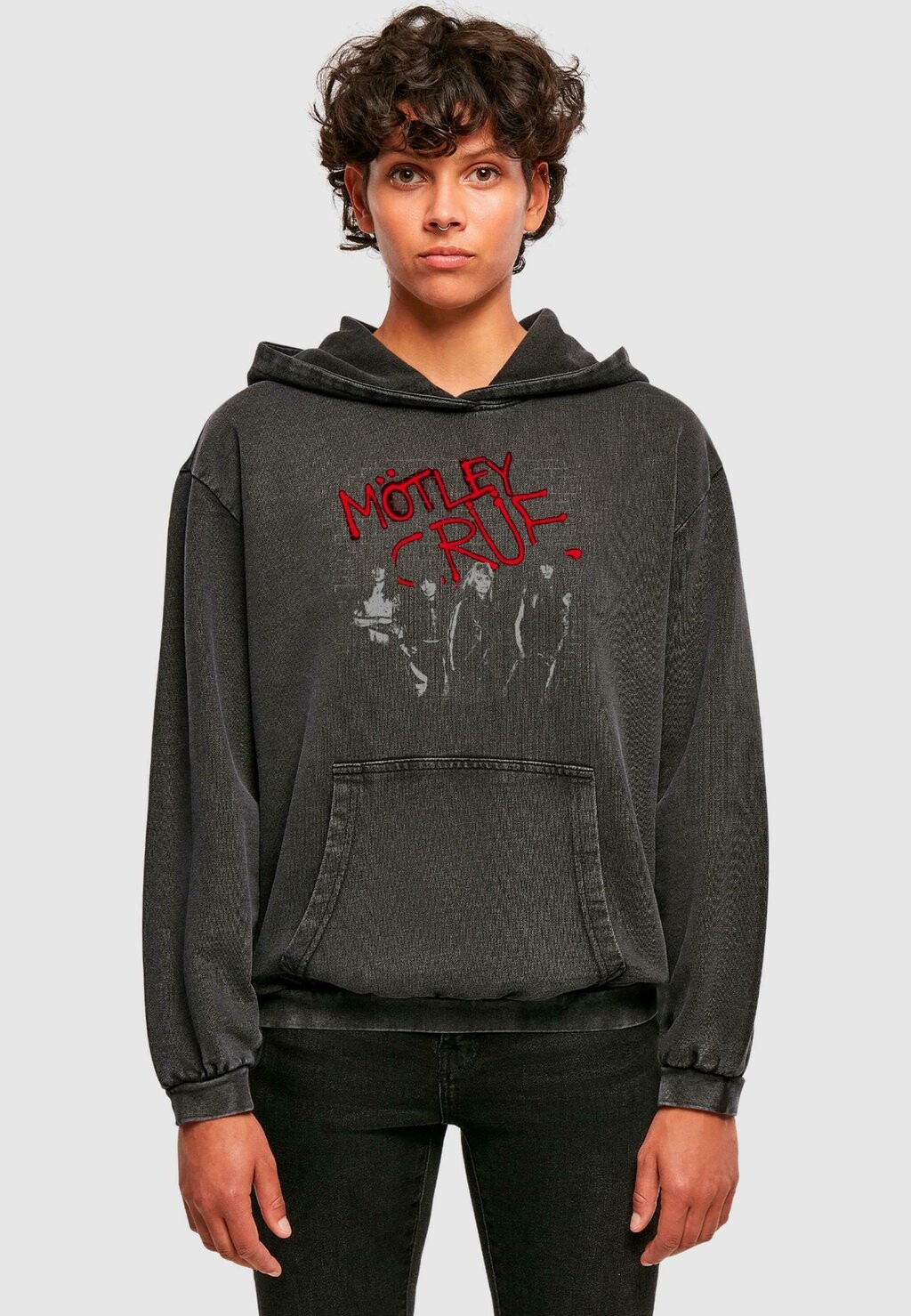 

Толстовка с капюшоном MOTLEY CRUE STRONG LOGO WALL Merchcode, черный