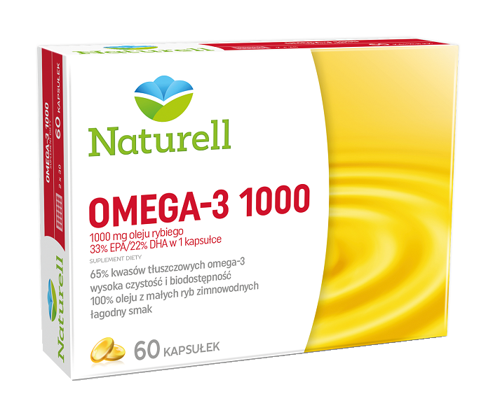 Препарат, укрепляющий иммунитет Naturell Omega-3 1000, 60 шт