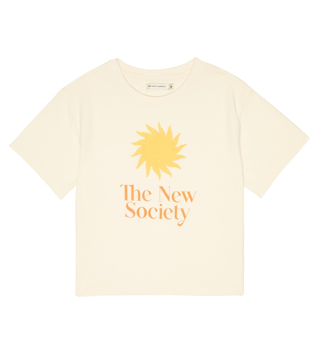 

Хлопковая футболка с принтом Solare The New Society, желтый