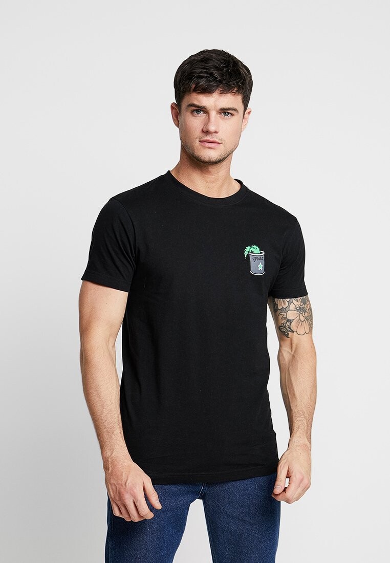

Футболка с принтом POPEYE STAY STRONG TEE Mister Tee, черный