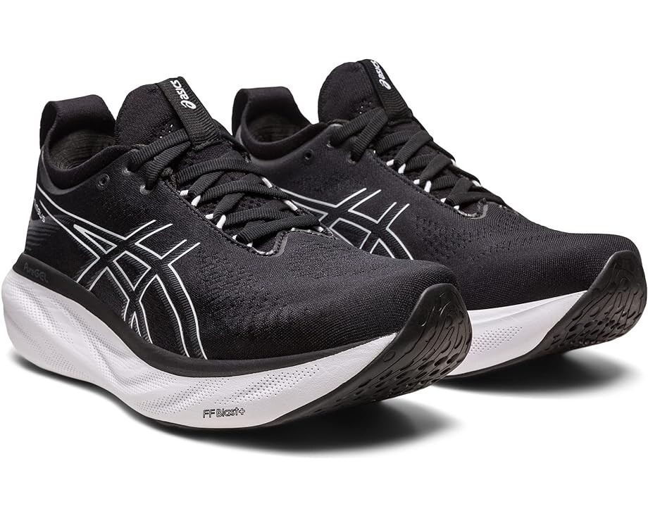 

Кроссовки ASICS GEL-Nimbus 25, цвет Black/Pure Silver