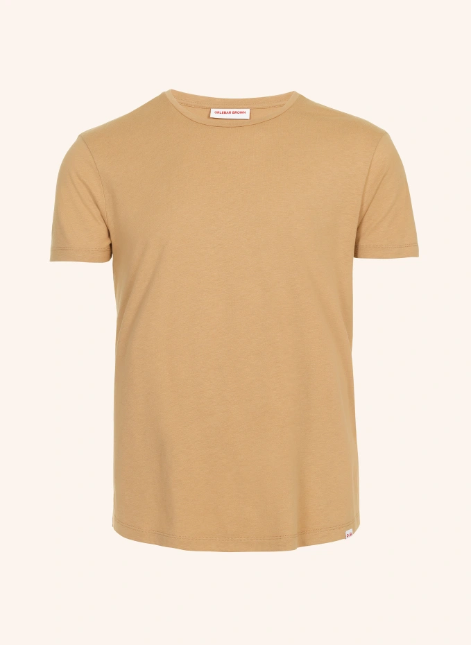 

Футболка ob-t хлопок шелк Orlebar Brown, коричневый