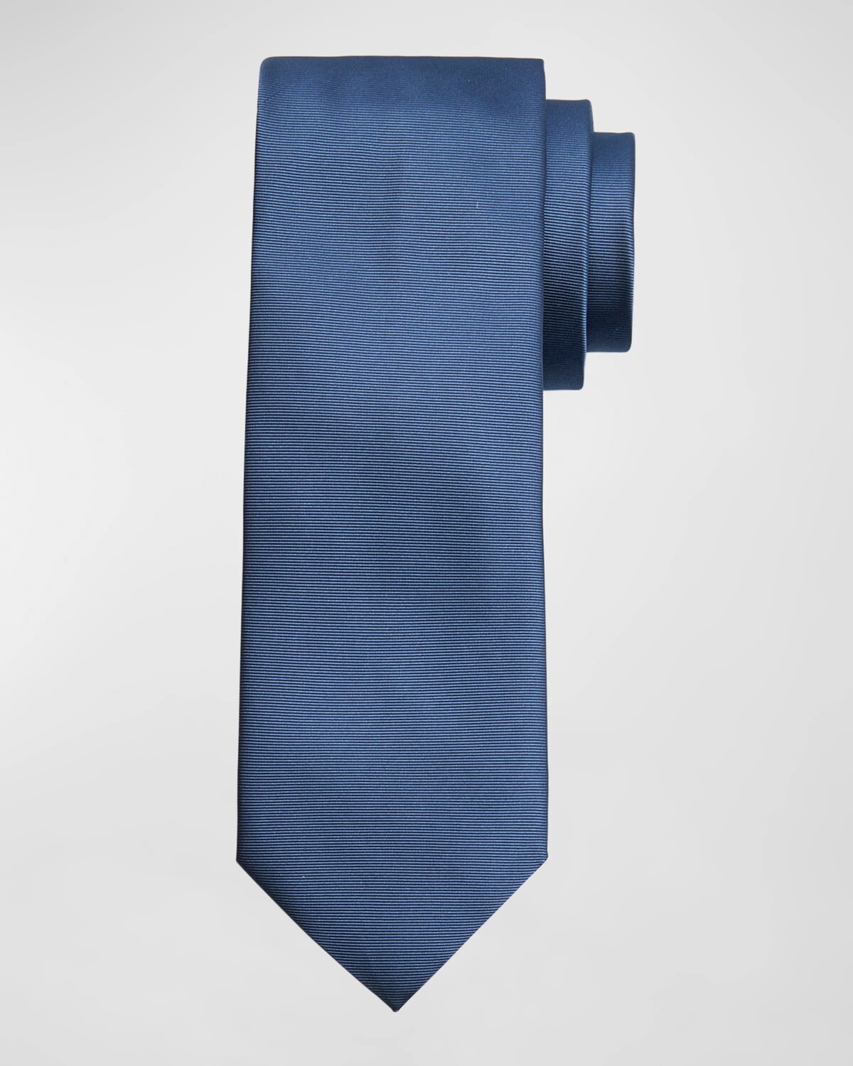 

Мужской однотонный шелковый галстук Canali, цвет Lt Blue
