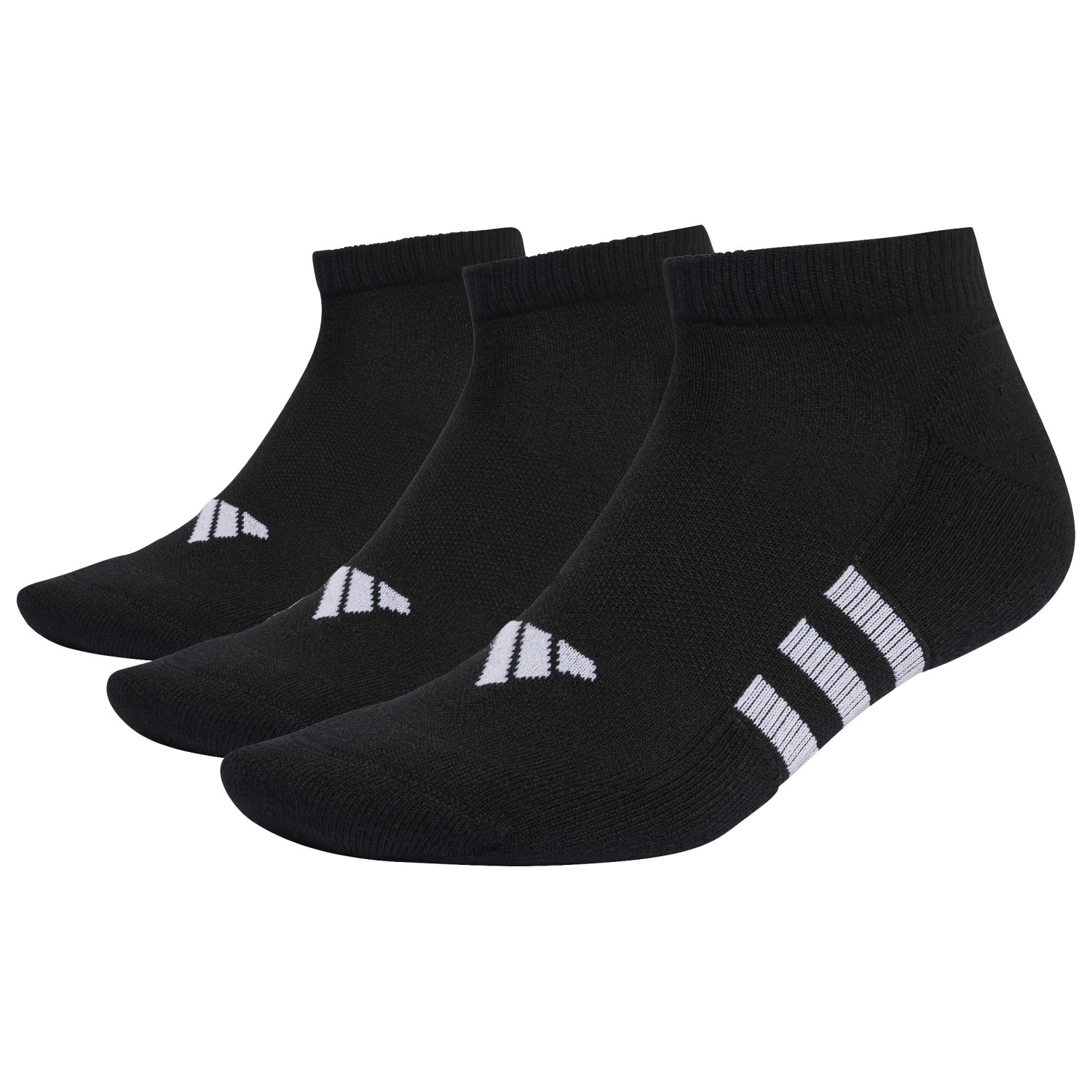 Многофункциональные носки Adidas Performance Cushioned Low 3 Pack, цвет Black/Black/Black цена и фото