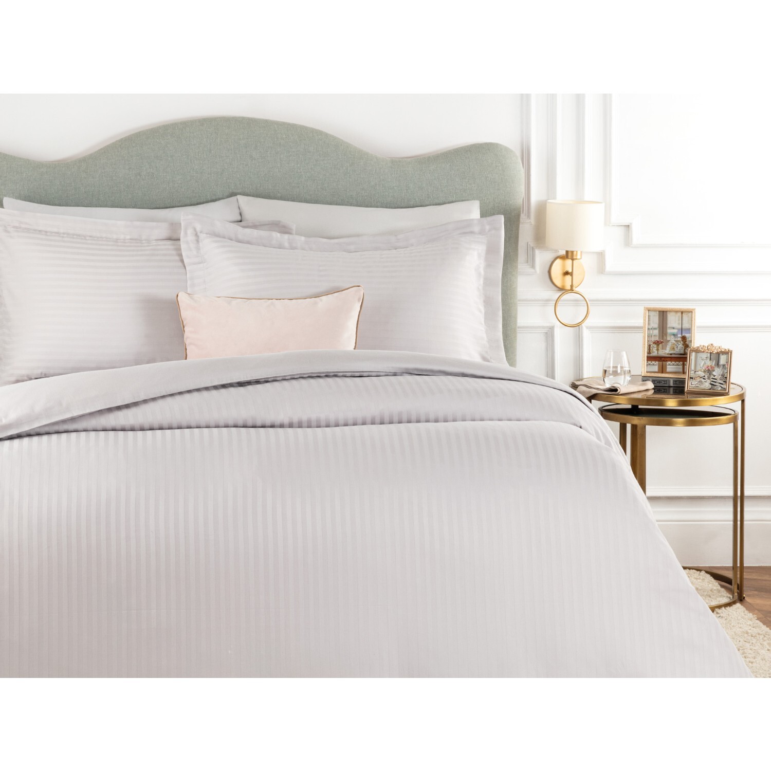 

Комплект постельного белья в полоску Madame Coco Elicia Super King Size