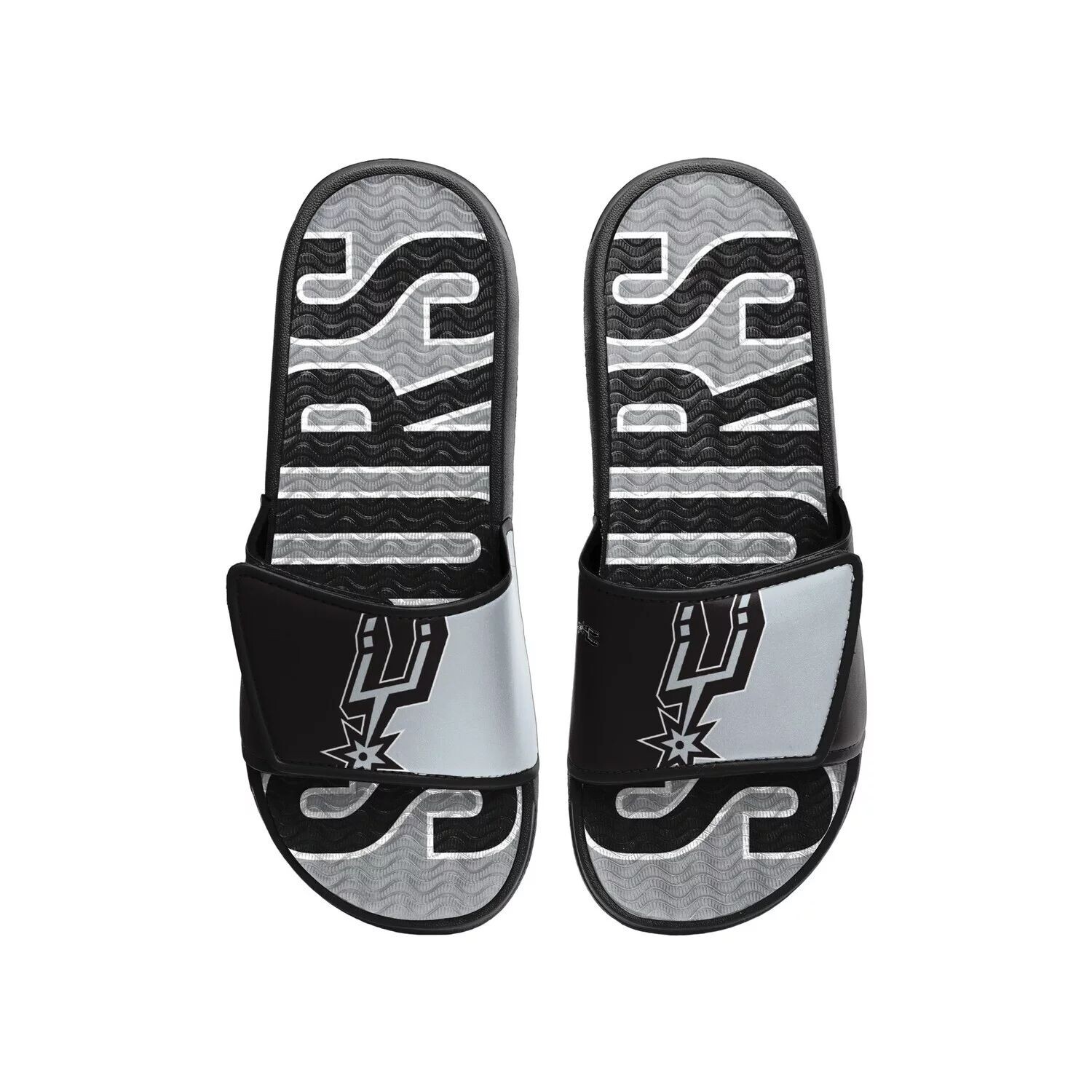 

Мужские гелевые шлепанцы с логотипом FOCO San Antonio Spurs