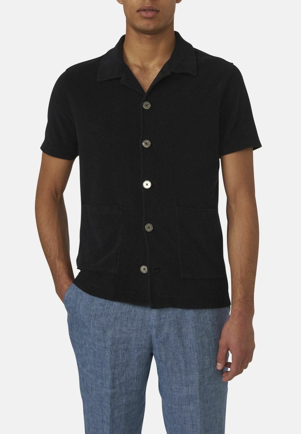 Рубашка ALWIN REG S Oscar Jacobson, цвет night blue цена и фото