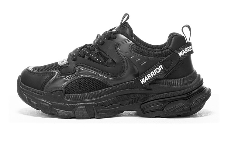 

Кроссовки WARRIOR Chunky Sneakers Women's Low-top Black, черный