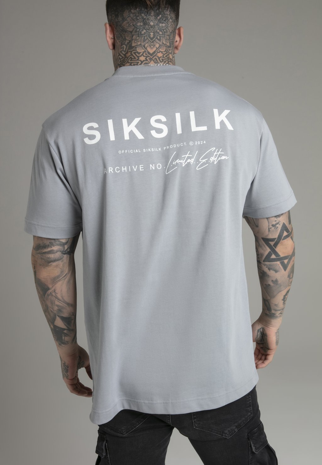 Футболка с принтом Limited Edition SIKSILK, цвет grey
