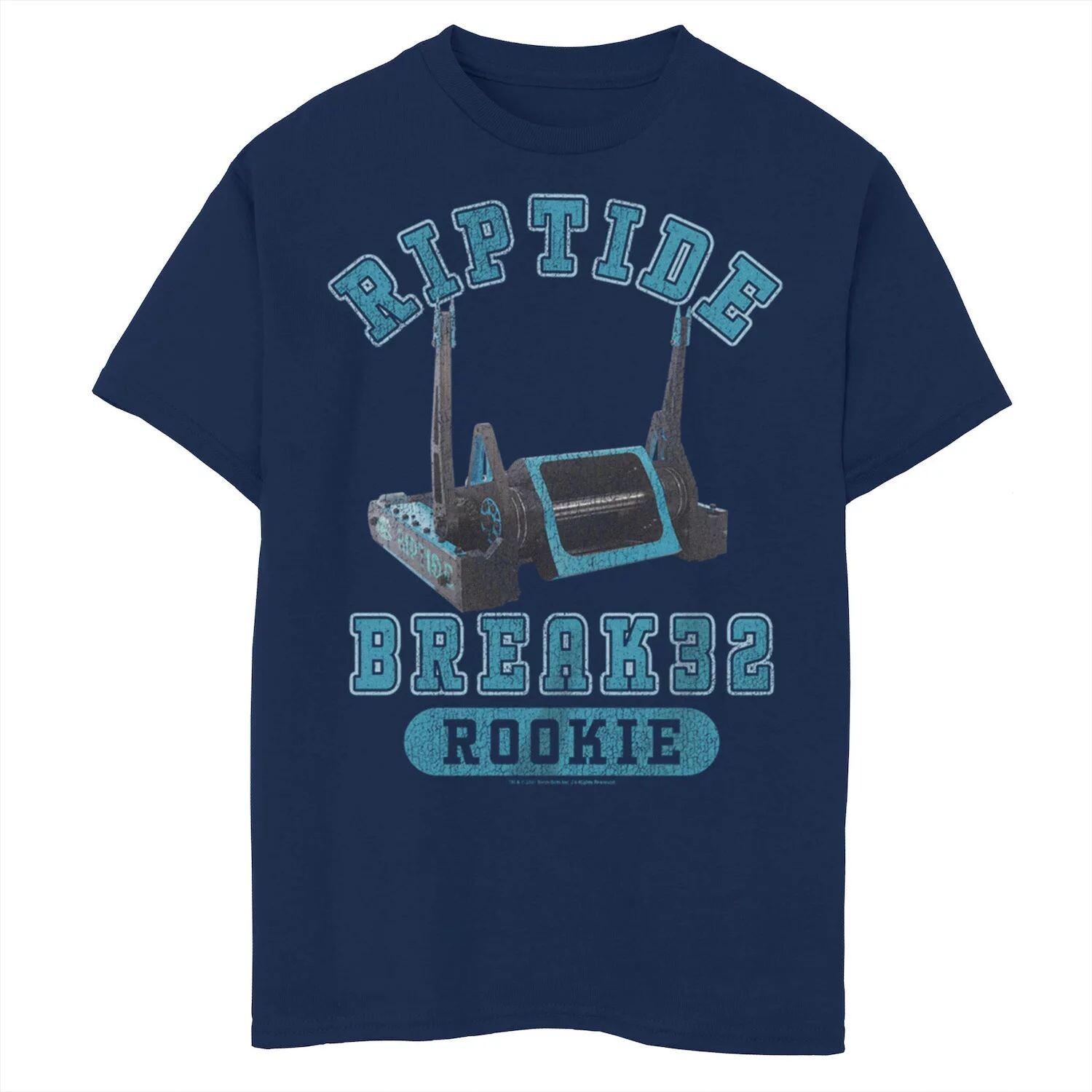 

Футболка Husky Battlebots Riptide Break 32 для мальчиков 8–20 лет с рисунком для новичков Licensed Character